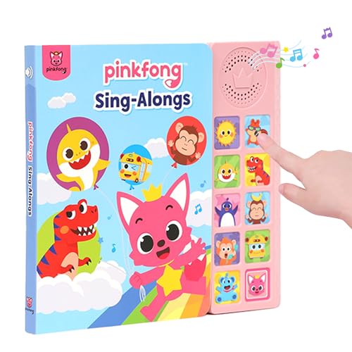 Pinkfong Sing-Alongs 10 Button Sound Book | Baby Shark Toys | Learning & Education Toys | Interactive Baby Books for Toddlers 1-3 | Gifts for Boys & Girls