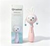 Pink Plastic Infant Toy, 7cm Diameter 21cm Height Exquisite Craftsmanship ensures Long-Term Companionship with Babies Let the Baby Create with Peace of Mind