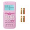 Pink Scientific Calculators with Graphing Functions, IPepul 10 Modes Math Calculator for High School and College Students, Teachers, Office, Algebra, Geometry, Statistics, Pink School Supplies