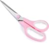 Pink Scissors 7.5 Inch Stainless Steel with Comfort Grip, 1 Pack