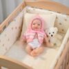 Pinky Reborn Charlie 6 Inch Mini Reborn Baby Dolls,Full Silicone Baby Girl,Tiny Silicone Baby Dolls ，Mini Realistic Newborn Baby Doll with Clothes Set & Feeding Accessories (Charlie)