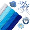 Pipe Cleaners Bulk 500PCS, 5 Colors 12 Inch Chenille Stems for DIY Crafts