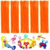 Pipe Cleaners, Pipe Cleaners Craft, Arts and Crafts, Crafts, Craft Supplies, Art Supplies (Orange)…