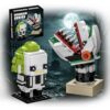 Pirolaxent Halloween Horror Figures Building Blocks Set Toy, Spooky Square Head Movie Action Figure Creative Collectible Bricks Kit, Present for Films Fans, Halloween Decoration Gifts for Kids Adults
