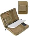 Pitozer Modular Notebook Cover with A5 6 Ring Padfolio Binder, Clipboard