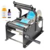 piudoiliy Semi-Automatic Labeling Machine,Manual Applicator,with Pressing Bar,Width 10-110mm, Length 10-300mm,for Cans and Glass