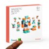 PIXIO Manga - Tiny Magnetic Blocks Building Toy in The Pixel Art Style with Free App - 5/16" Plastic Cubes with 6 Magnets Inside - Open Ended Toy - Creativity kit for Ages 6+