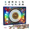 Pixlora Laser Rainbow Reflection Unique Puzzles for Adults, Puzzle 1000 Pieces, Lucky Tiles & Cosmic Wilds Theme, Difficult Puzzles for Adults, Unique Gifts for Puzzle Lovers