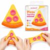 Pizza Squishy Slow Rising Squeeze Toy, Soft Food Shaped Sensory Fidget Stress Ball for Hand Exercise Desk Decor Party Favor Birthday Gift, Novelty Gift for Adults Daily Use