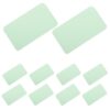 PLAFOPE 100pcs Green Unlined Index Cards with Rounded Corners 3x2 Inch Blank Flash Cards for Vocabulary Learning and Writing Matte Paper Supporting Clean Writing and Preventing Ink