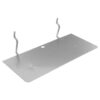 PLAFOPE Heavy Duty Pegboard Shelf Quick Setup and Stable Support Structure with Metal Brackets Hooks, Iron Material with Antislip Grooves Wall Organizer for Garage and Workshop Tool