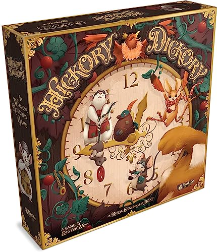 Plaid Hat Games Hickory Dickory Board Game – The Royal Scavenger Hunt, A Worker Rotation Scavenger Game, 1-4 Players, 60-120 Minute Playtime