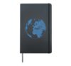 Planet Earth Silhouette Shirt Earth Day Gift 22 April 2018 Hardcover Journal, Black