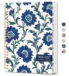 Planner 2026-2027, Academic Planner Weekly and Monthly, Jul 2026 - Jun 2027, Spiral Bound School Planning Tool with Tabs and Pocket, Perfect for Students & Teacher, 8.5" x 11", Cobalt Florals