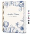 Planner 2026-2027, Hardcover Monthly and Weekly Academic Planner July 2026 - June 2027, Teacher and Student Calendar Agenda Book with Tabs, A5 (6.3" x 8.5"), Ideal for School and Office, Blue Elegance