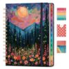 Planner 2026-2027 Monthly and Weekly Academic Planner July 2026 - June 2027, Hardcover Calendar 2026-2027 Agenda Daily Planner for Student Teacher School Office Supplies, 6" x 8.3", Wild Mountain