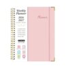Planner 2026-2027,Weekly and Monthly Academic Year Planner Calendar (Pink)