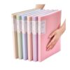 Plastic A4 Multicolor Multi-Page Transparent Insert Display Folder Information Kit(Green)