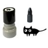 Plastic Cat Pattern Stamp Lightweight & Portable Black Cats Decorative