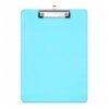 Plastic Clipboards, 8.5 x 11 Clipboard with Ruler, Letter Size Transparent Clipboard, Low Profile Clip Board with Hanging Loop for Nurse Students Teacher Classroom Office Supplies, Blue