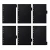 Plastic Dividers, 18Pcs 6 Ring Binder Dividers Plastic A5 Notebook Index Page