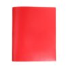 Plastic Folders with Pockets. 2 Pocket Folder Prongs Bulk. Tear Resistant Letter Size 9.33x11.6. Presentation Ready and Office Supplies 24 Pack Red