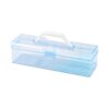 Plastic Storage Box With Handle For Hardware, Cosmetics, Small Items
