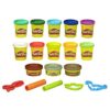 Play-Doh Dinosaur Theme 13-Pack of Non-Toxic Modeling Compound with 2 Cutter Shapes, 2 Roller Tools, and Scissors (Amazon Exclusive)
