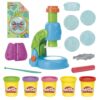 Play-Doh Light & Look Microscope for Kids, Electronic Preschool Toys for Girls & Boys, 9 Accessories & 5 Colors, Back to School Gifts, Ages 3+