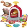 Play-Doh Stamp & Spin Pizza Playset, 8 Accessories & 5 Colors, Kids Play Food & Cooking Toys, Ages 3+