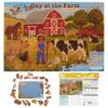 Play Fully ‘Day at the Farm’ 25 Piece Puzzle with Frame for Kids Ages 3-5 | Lost Piece Guarantee | Unique Shapes | Child-Centric Design | Educational Toy for Cognitive Growth, STEM, Fine Motor