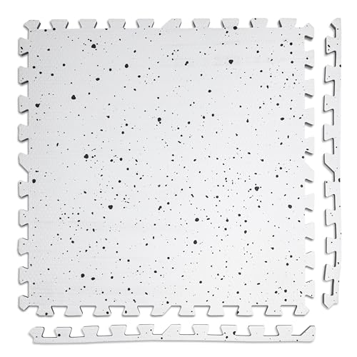 Play Platoon Non-Toxic Large Baby Play Mat for Floor 9 Tile 72 x 72 inch - Extra-Thick Interlocking Foam Floor Tiles 24 x 24 in Puzzle Mat Pieces with Border, Playmat Rug for Kids and Toddlers