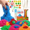 Play Sand Craft Kit Set for Boys & Girls 36p Sensory Bin No Mess Kids Toy