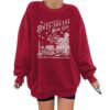 playtravel Anti Social Book Club Sweatshirt Women Teacher Book Sweatshirts Graphic Oversized Funny Pullover Hoodie(Wine red,L)