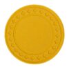 Playzaic Super Diamond 8.5g Poker Chips (50-Pack) Blank Non-Denominated, 11 Colors | for Texas Hold'em Home Games and Blackjack | Diamond Design, Textured Feel (Yellow)