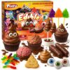 Playz Edible Poo Candy Making Kit for Kids Age 8-12 Years Old with 30+ Fun