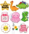 Plifal 8 Pcs Pediatric Badge Toppers & Interchangeable Badge Reel