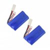 PLMKONUYQ 2PCS 7.4V 1500mAh for FT009 UDI009 UDI902 UDI002 AA102 Boat Spare Parts High Speed Speedboat