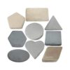 Plush Blocks - The Original Premium Plush Shapes for Kids - Certified Safe Foam Blocks in Luxuriously Soft Fabric Covers (Castle Rock, Shapes)
