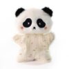Plush Panda Stuffed Animal, 6‘’ Soft Small Panda Doll with PP Cotton Head & Light Bead Filled Body, Ideal Gift for Babies Toddlers Kids