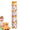 Plush Toy Storage,Stuffed Animals Storage Organizer Tower | Large Tower Clear with Wheels, Stuffy Holder Cute Tube Room Decor - for Playroom Bedroom Nursery