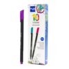 Plus Office – 10 Fine Point Markers 0.4 mm, Ideal for Writing, Painting and Drawing, School Pens with Fine Point, Water-Based Coloured Ink (Neon Violet)