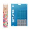 PLUS PLUS 240 Piece Pearl Mix Tube & Baseplate - Mini Interlocking Building Blocks Set, Stem Toys for Kids - Sensory Bin Fillers/Waffle Blocks Gifts for Boys & Girls