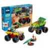 PLUS PLUS GO! Monster Trucks,600 Pieces - Model Vehicle Building Stem Toy, Interlocking Mini Puzzle Blocks for Kids - Birthday Gifts for Boys & Girls