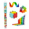 PLUS PLUS Rainbow Mix Tube - Mini Interlocking Building Blocks Set, Stem Toys for Kids - Sensory Bin Fillers/Math Manipulatives Classroom Must Haves Gifts for Boys & Girls