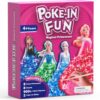 Poke Art Kit for Kids - Magical Princesses 8PCS Mess-Free Fabric Arts and Crafts Toys, DIY Poke-in Fun, Creative Activity Kits, Party Birthday Gifts for Girls Boys Ages 4, 5, 6, 7, 8, 9, 10 Years Old