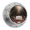 Poker Tournament Mechanical Kitchen Timer 60 Minute Wind Up Timers