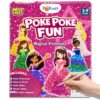 PoKraft Magical Princesses Poke Art, Paper Craft Kit with Gift Bag, Mess-Free Fun for Kids 3-9, Colorful DIY Activity Toys Games, Perfect Birthday Gifts for Girls, Builds Fine Motor Skills