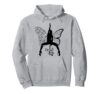 Pole Dancer Butterfly Pole Dancing Exotic Dancer Outfit Pullover Hoodie