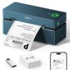 POLONO Bluetooth Thermal Shipping Label Printer, Wireless 4x6 Shipping Label Printer for Small Business, Support iOS, Android, Windows, Mac. Compatible with Amazon, Shopify, Etsy, USPS, 1 Pack